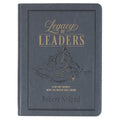 Legacy of Leaders Gray Faux Leather Devotional