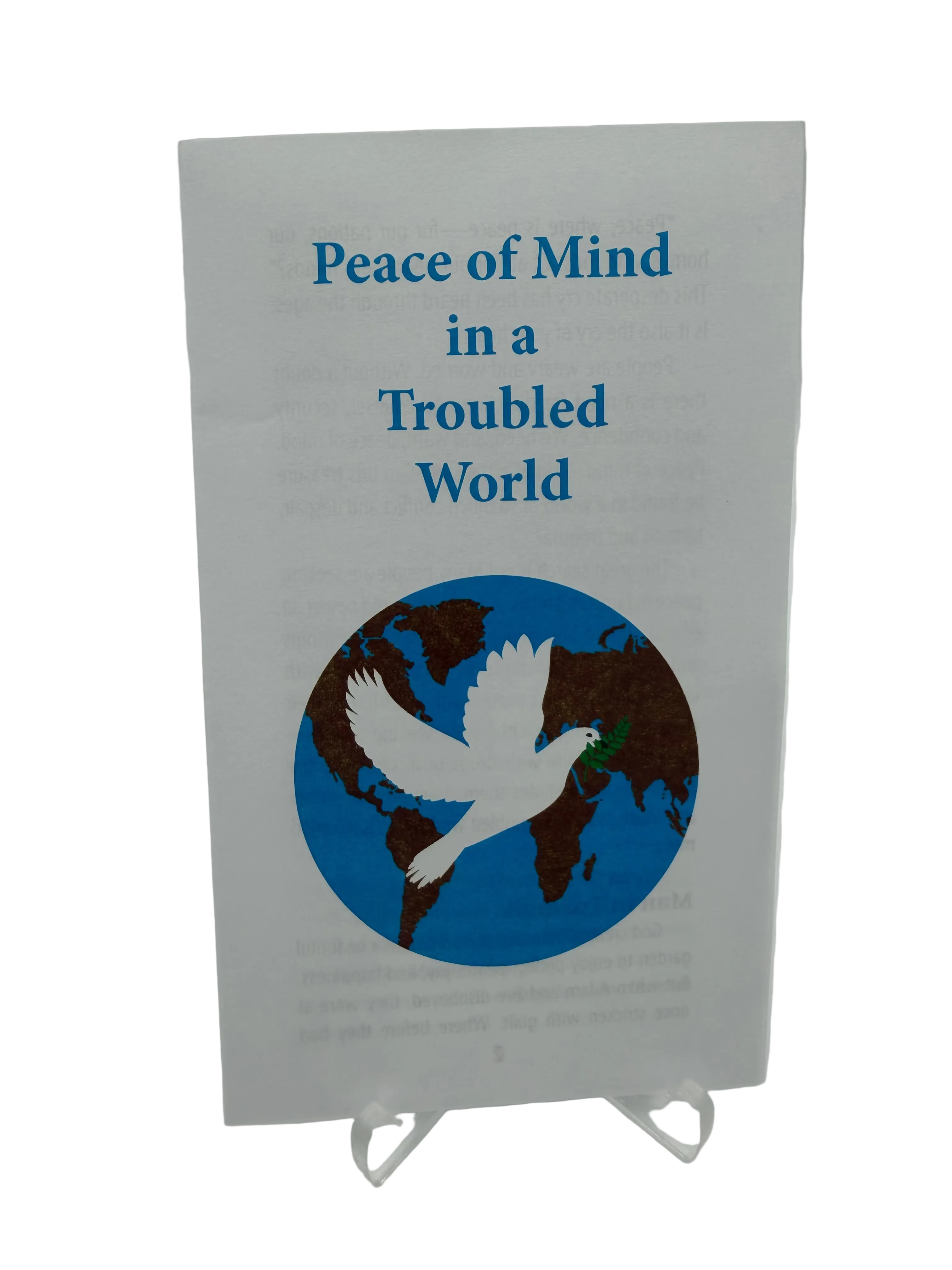 Peace of Mind in a Troubled World