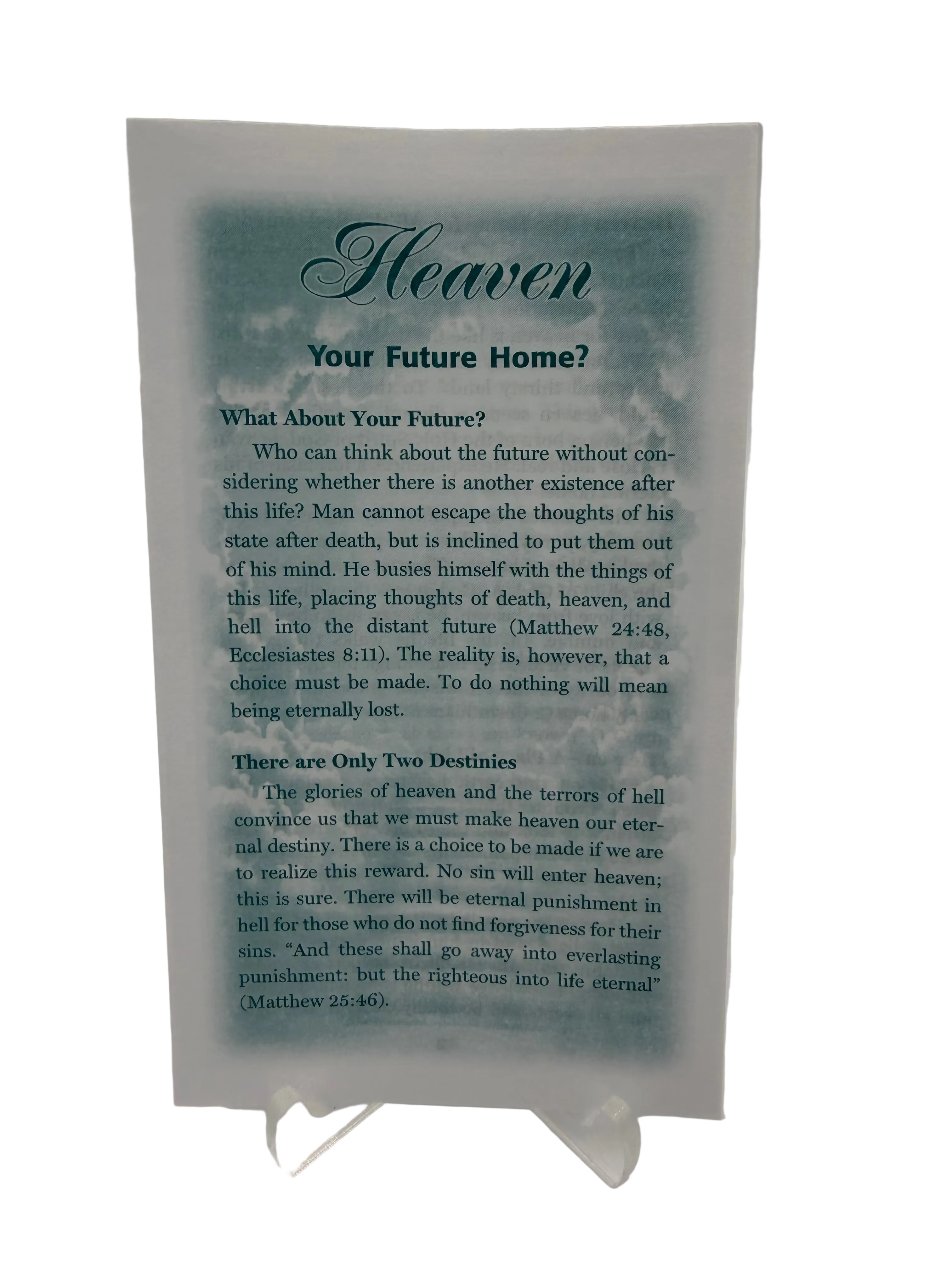 Heaven-Your Future Home?